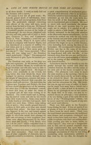 Tapa de Life in the White House in the time of Lincoln