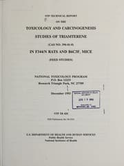 Tapa de NTP technical report on the toxicology and carcinogenesis studies of triamterene (CAS no. 396-01-0) in F344/N rats and B6C3F  mice (feed studies)