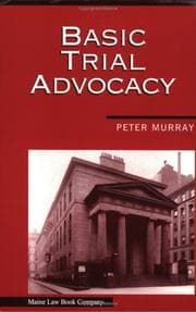 Tapa de Basic trial advocacy