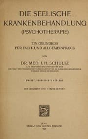 Tapa de Die seelische Krankenbehandlung, Psychotherapie