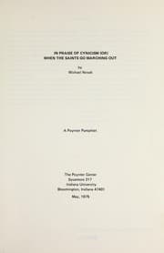Tapa de In praise of cynicism