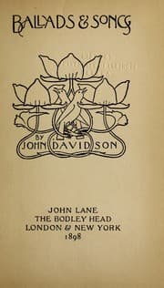 Tapa de Ballads and songs . --
