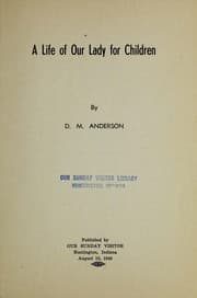 Tapa de A life of Our Lady for children