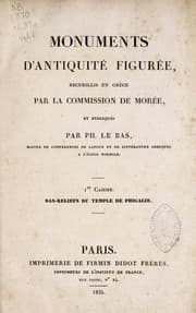Tapa de Monuments d'antiquité figurée