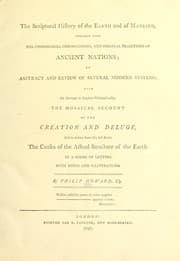 Tapa de The scriptural history of the earth and of mankind