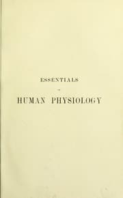 Tapa de Essentials of human physiology for medical students