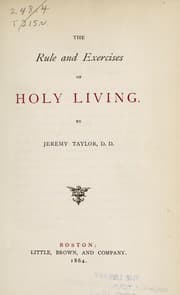 Tapa de The rule and exercises of holy living