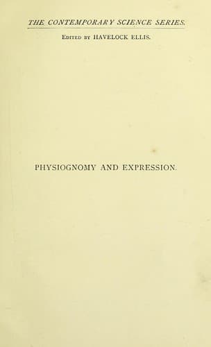 Tapa de Physiognomy and expression