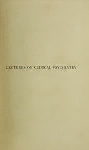 Tapa de Lectures on clincal psychiatry