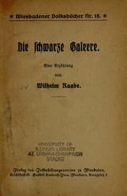 Tapa de Die schwarze Galeere