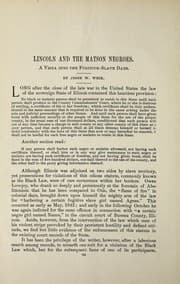Tapa de Lincoln and the Matson negroes