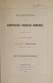 Tapa de Reliefferne over Korstolene i Roskilde Domkirke