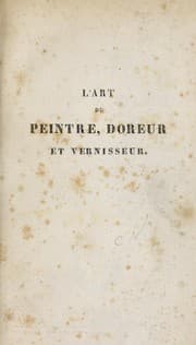Tapa de L'art du peintre, doreur et vernisseur