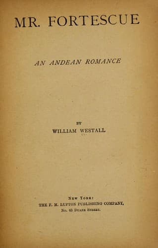 Tapa de Mr. Fortescue