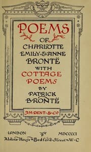 Tapa de Poems of Charlotte, Emily and Anne Brontë with Cottage Poems