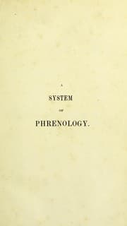 Tapa de A system of phrenology