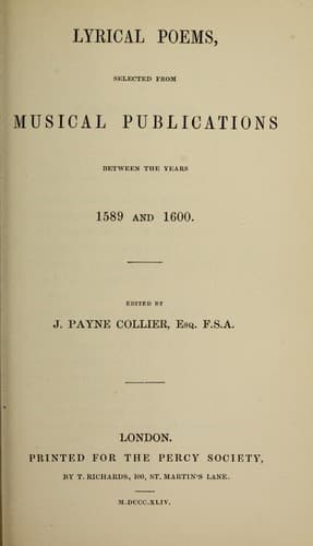 Tapa de Lyrical poems