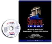 Tapa de Supreme Bar Review MPRE Review : (Book and DVD Video)