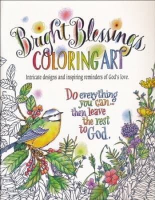 Tapa de Bright Blessings Coloring Art