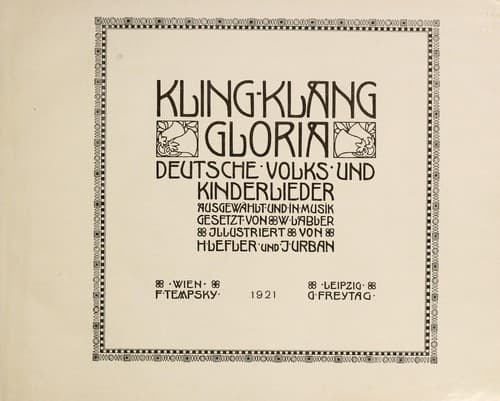 Tapa de Kling-klang gloira