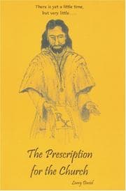 Tapa de The Prescription for the Church