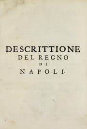 Tapa de Descrittione del Regno di Napoli
