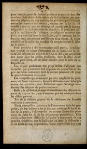 Tapa de Rapport fait par Cretet sur la re solution relative aux assignats de dix mille & de deux mille francs