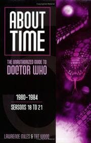 Tapa de Unauthorized Guide to Doctor Who, 1980-1984 Seasons 18 to 21