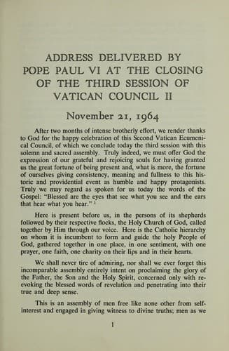 Tapa de Closing address