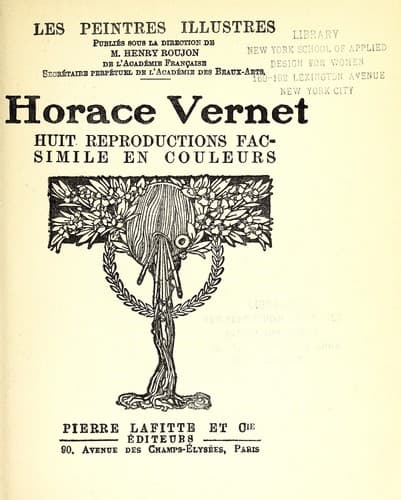 Tapa de Horace Vernet