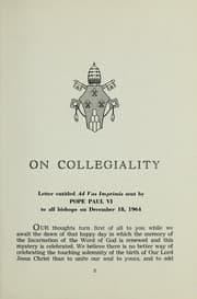 Tapa de On collegiality