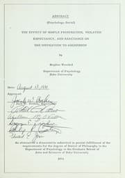 Tapa de The effect of simple frustration, violated expectancy, and reactance on the instigation to aggression ...