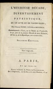 Tapa de L' heureuse décade