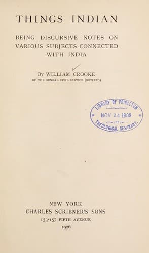Tapa de Things Indian