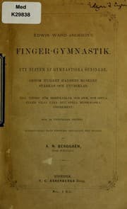 Tapa de Edwin Ward Jackson's Finger-gymnastik