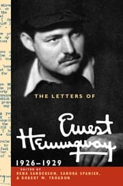 Tapa de The letters of Ernest Heminway