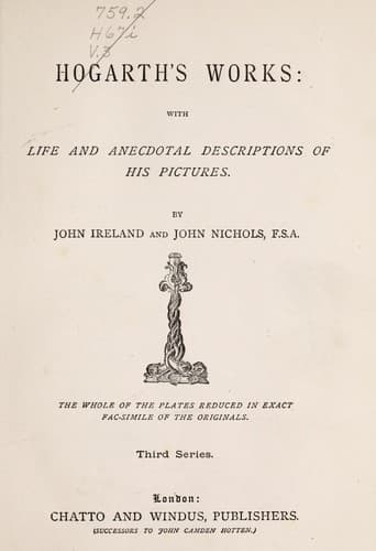 Tapa de Hogarth's works