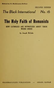 Tapa de The holy faith of Romanists