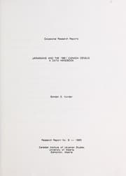 Tapa de Ukrainians and the 1981 Canada Census