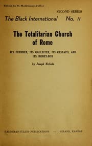 Tapa de The totalitarian church of Rome