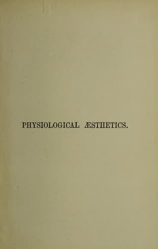 Tapa de Physiological aesthetics