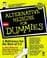 Tapa de Alternative medicine for dummies