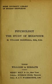 Tapa de Psychology, the study of behaviour