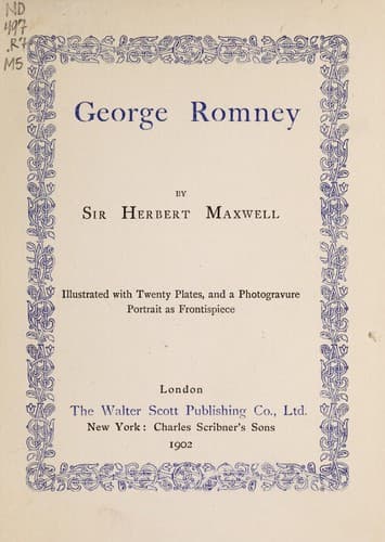 Tapa de George Romney