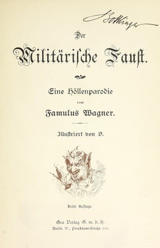 Tapa de Der militärische Faust