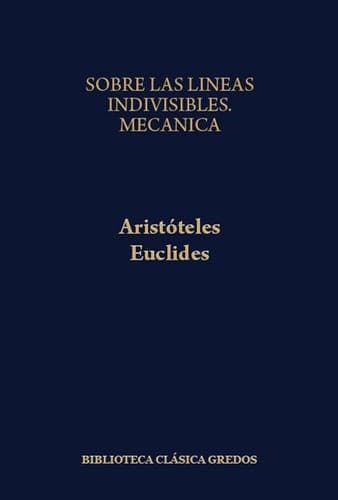 Tapa de Sobre las líneas indivisibles; Mecánica. Óptica; Catóptrica; Fenómenos