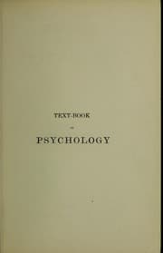 Tapa de Text-book of psychology
