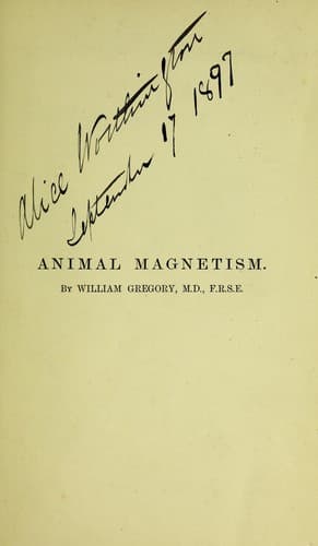 Tapa de Animal magnetism