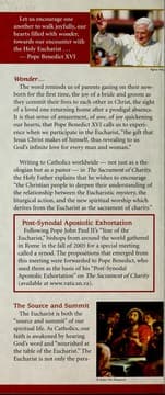 Tapa de The Eucharist