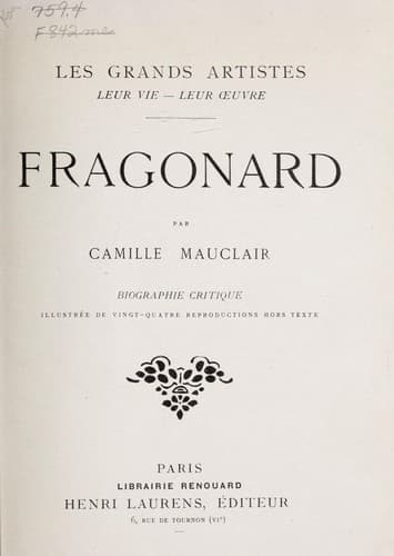 Tapa de Fragonard